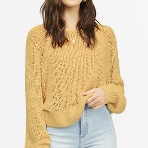 Billabong Knit Sweater top size M